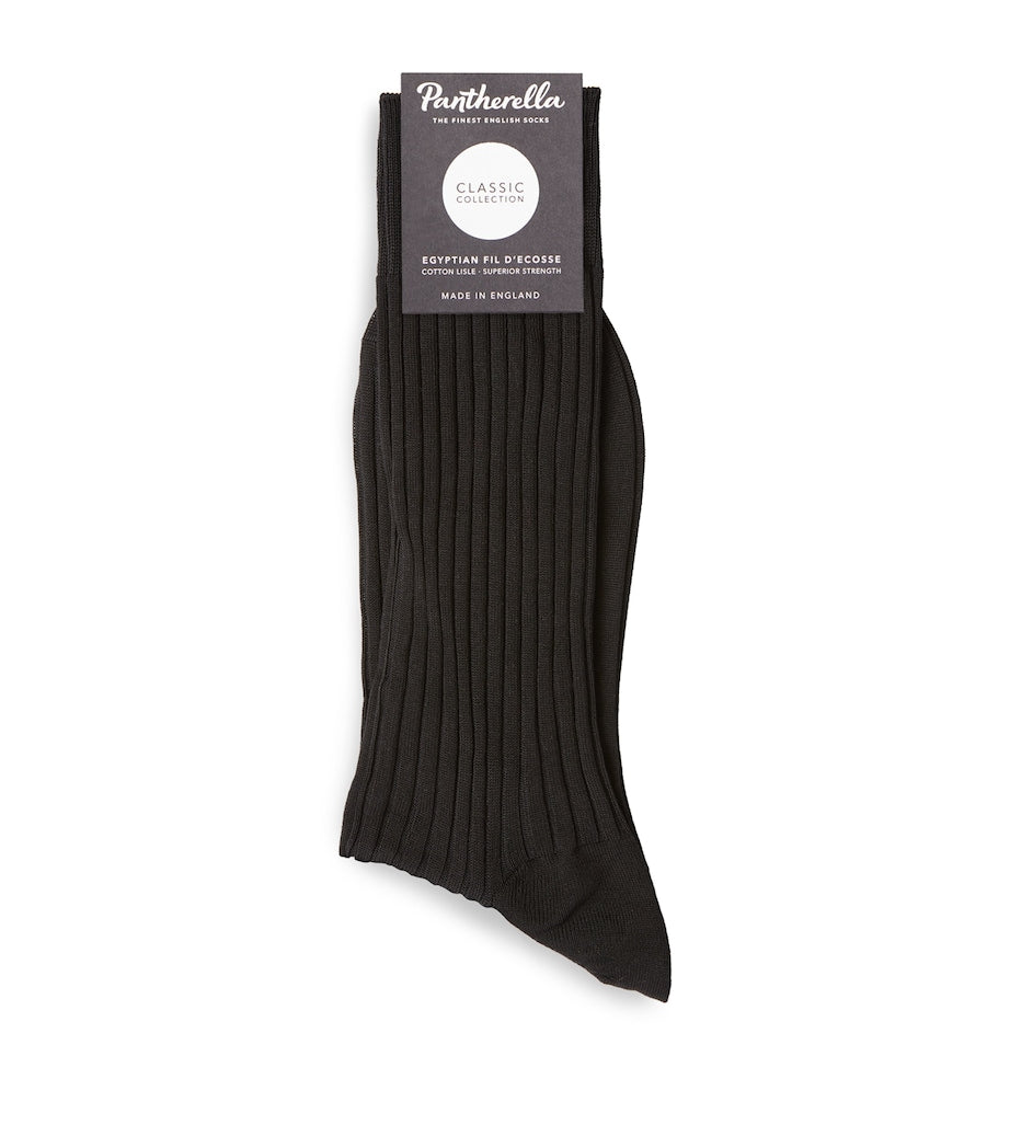Pantherella ribbed socks, imported from the UK