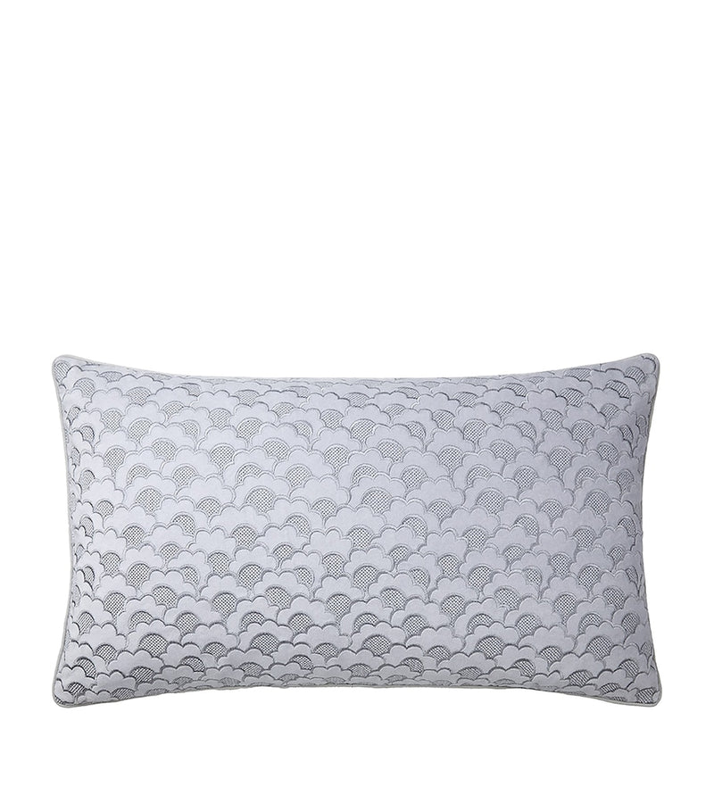 Yves Delorme Festons rectangular cushion cover 33cm x 57cm (British brand)