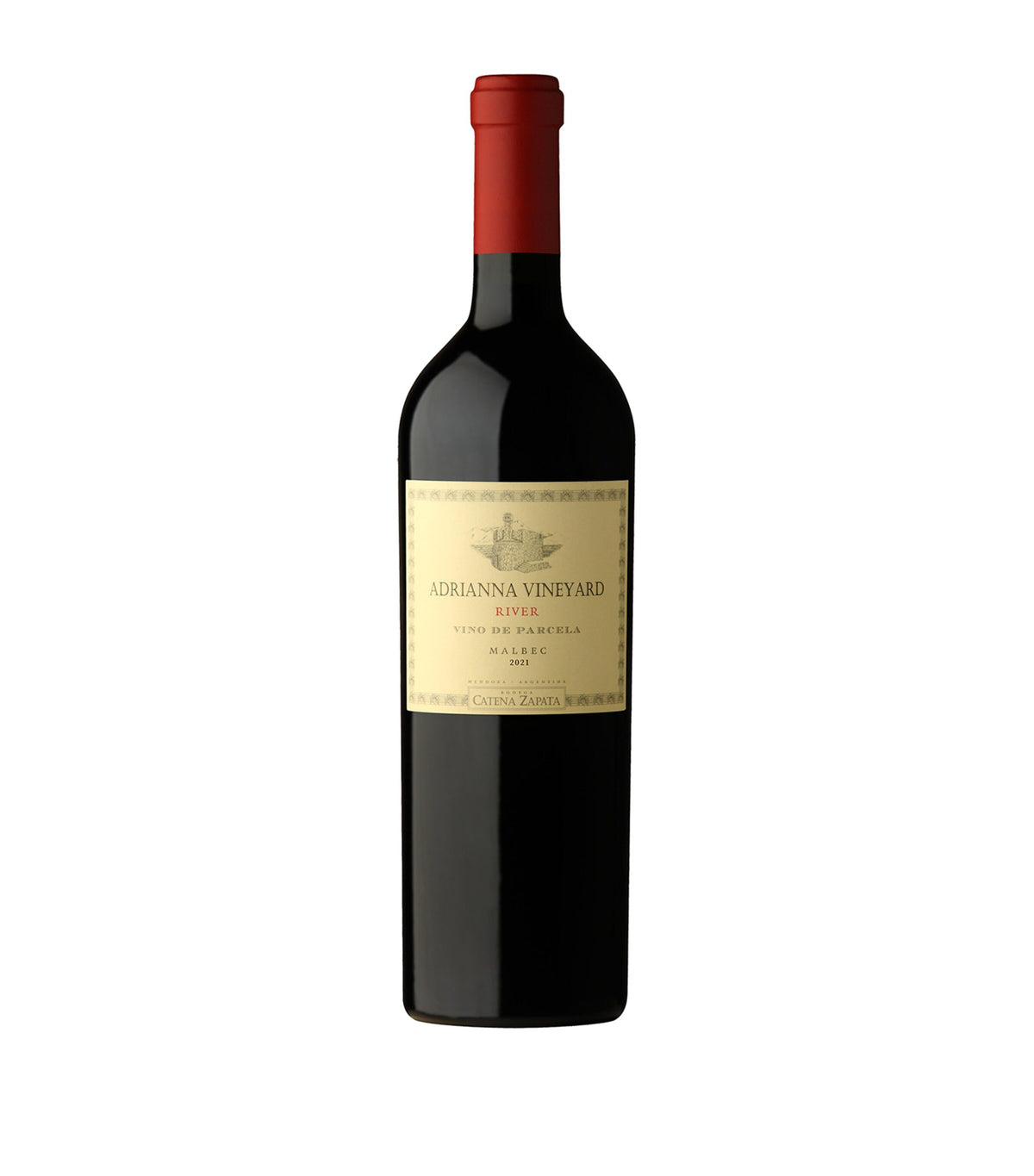 Catena Adrianna Vineyard River Malbec 2021 wine bottle 75cl - British product