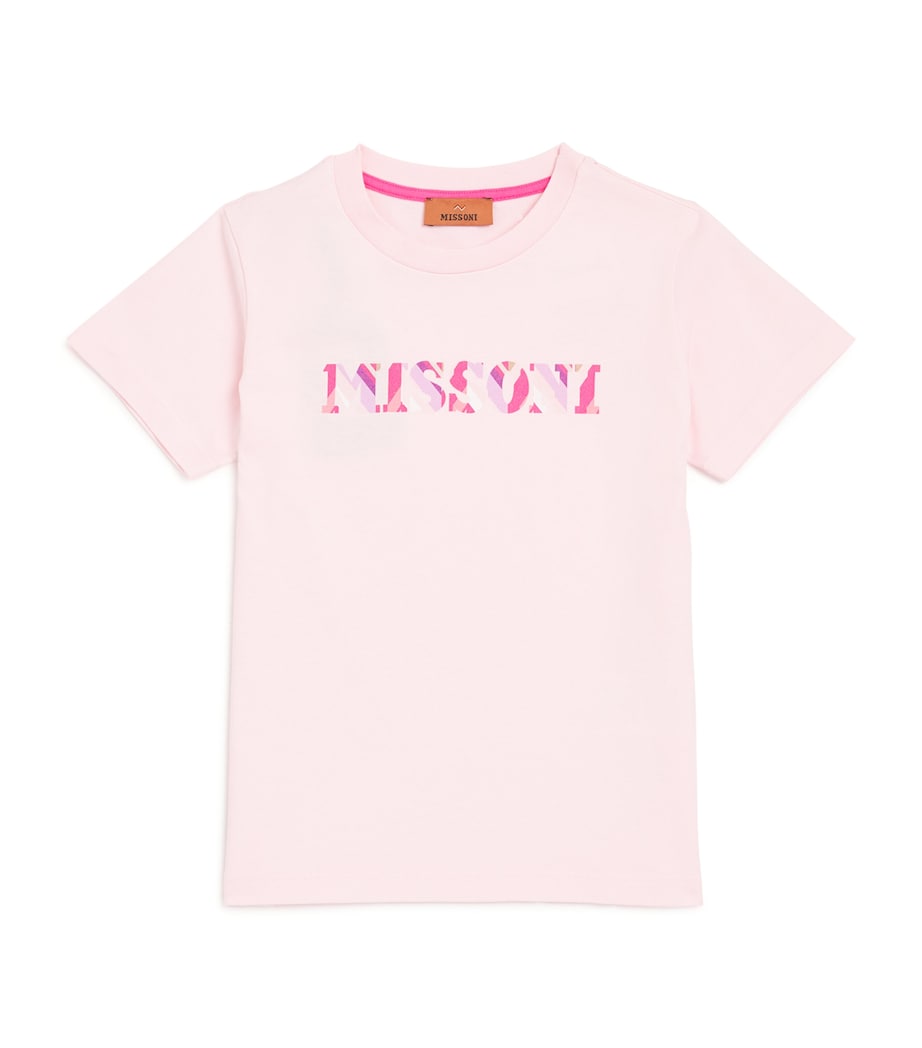 Missoni Kids Cotton Logo T-Shirt 4-14 Years, imported from the UK