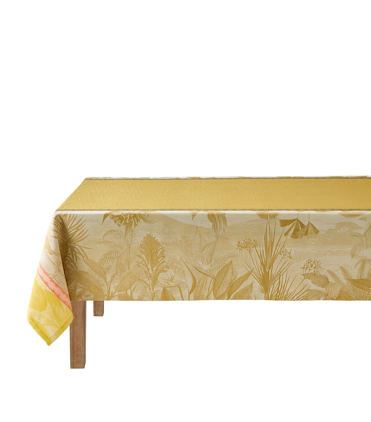 Le Jacquard Français coated Sinharâja tablecloth 175cm x 250cm, UK version