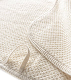 Honeycomb Waffle Weave Bath Sheet in Combed Cotton, 90cm x 180cm