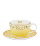 Halcyon Days Shell Garden Floral teacup and saucer, UK version