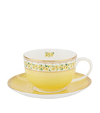 Halcyon Days Shell Garden Floral teacup and saucer, UK version