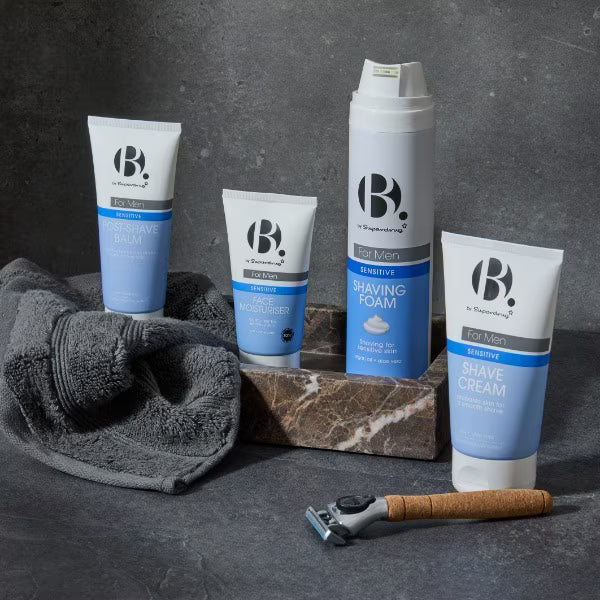 Superdrug B Men sensitive shave foam 250ml (British brand)