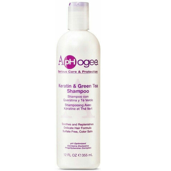 Aphogee keratin green tea shampoo 355ml, imported from the UK