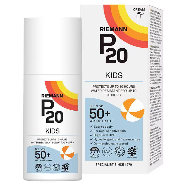 P20 Kids Sun Cream 200ml, imported from the UK