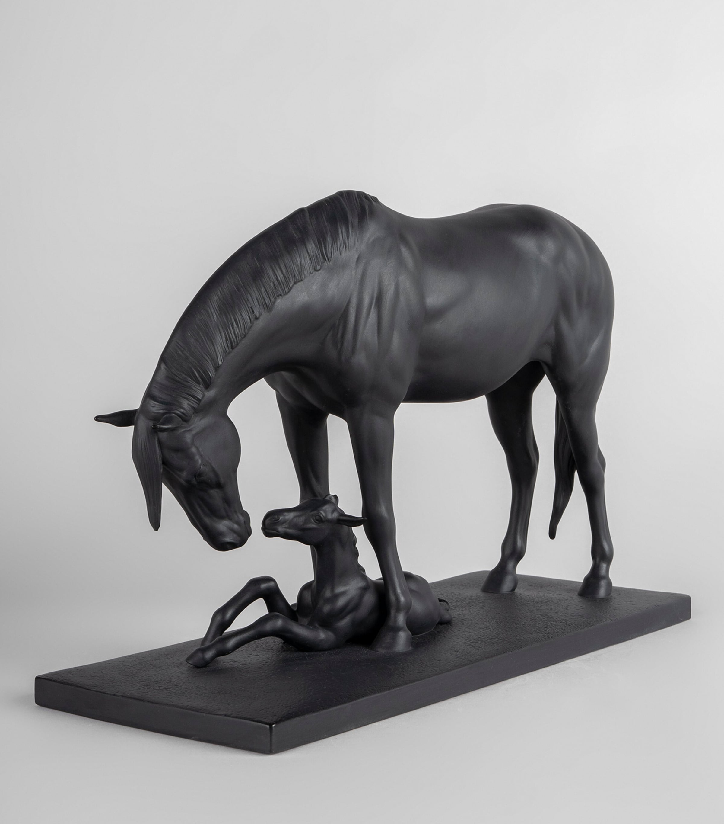 Lladró Mare and Foal Figurine