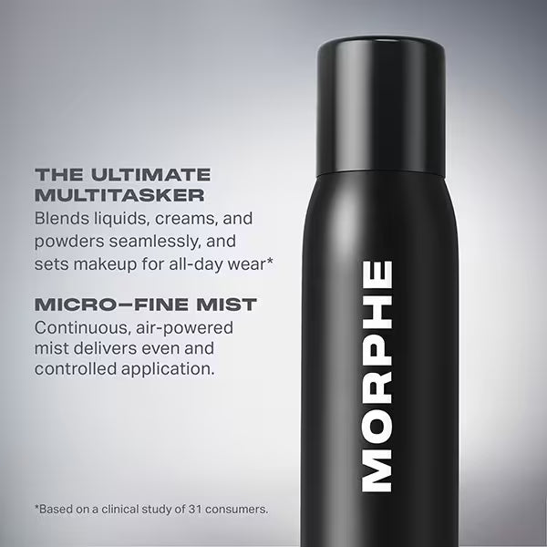 Morphe Jumbo Continuous Setting Mist, imported from the UK