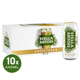 Stella Artois Premium Lager x10 440ml GOODS Sainsburys   