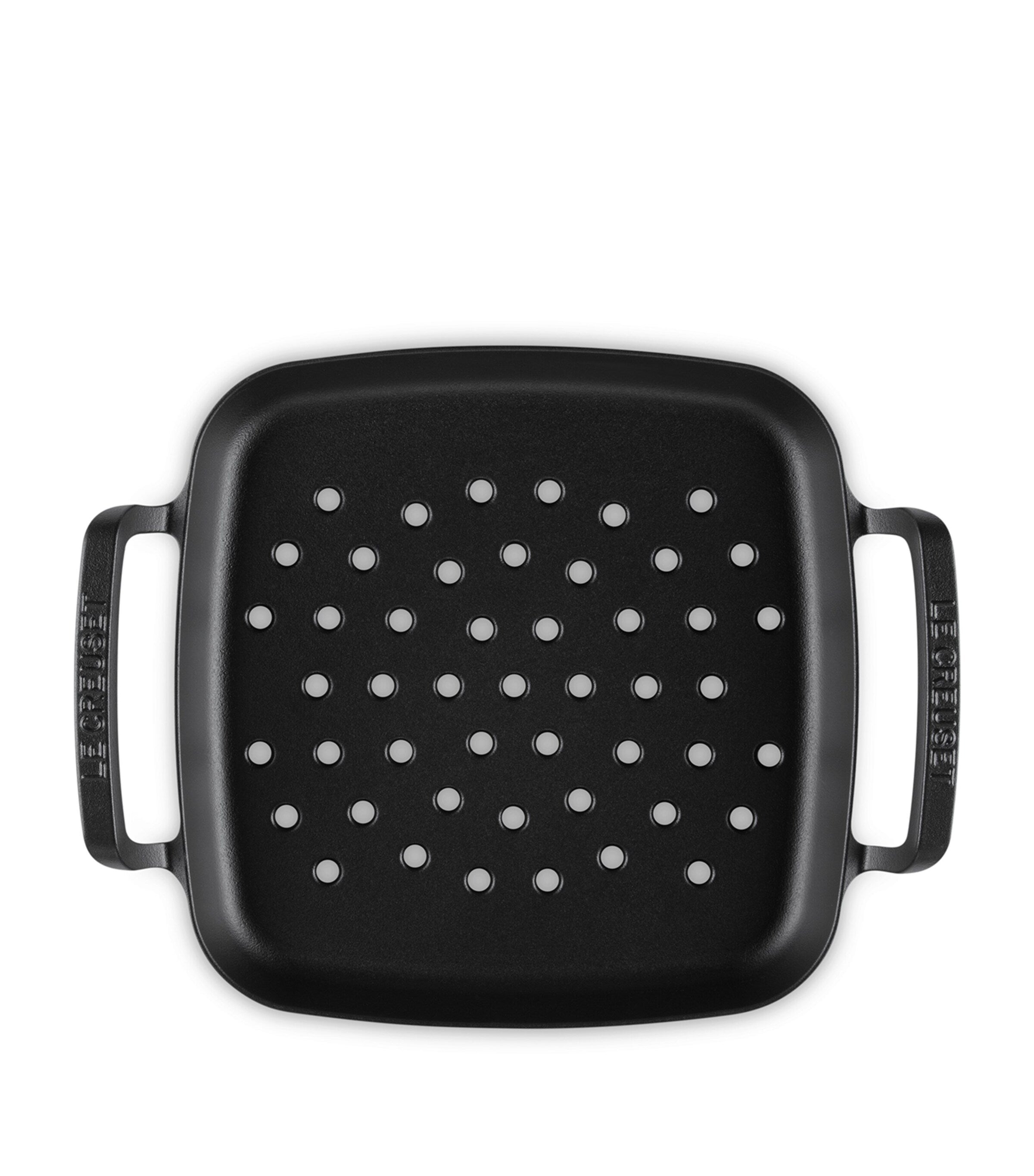 Le Creuset cast iron square grilling basket 30cm, UK version