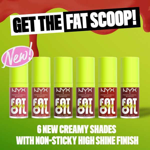 Nyx Professional Makeup Fat Oil Livin' The Cream lip care product, imported from the UK