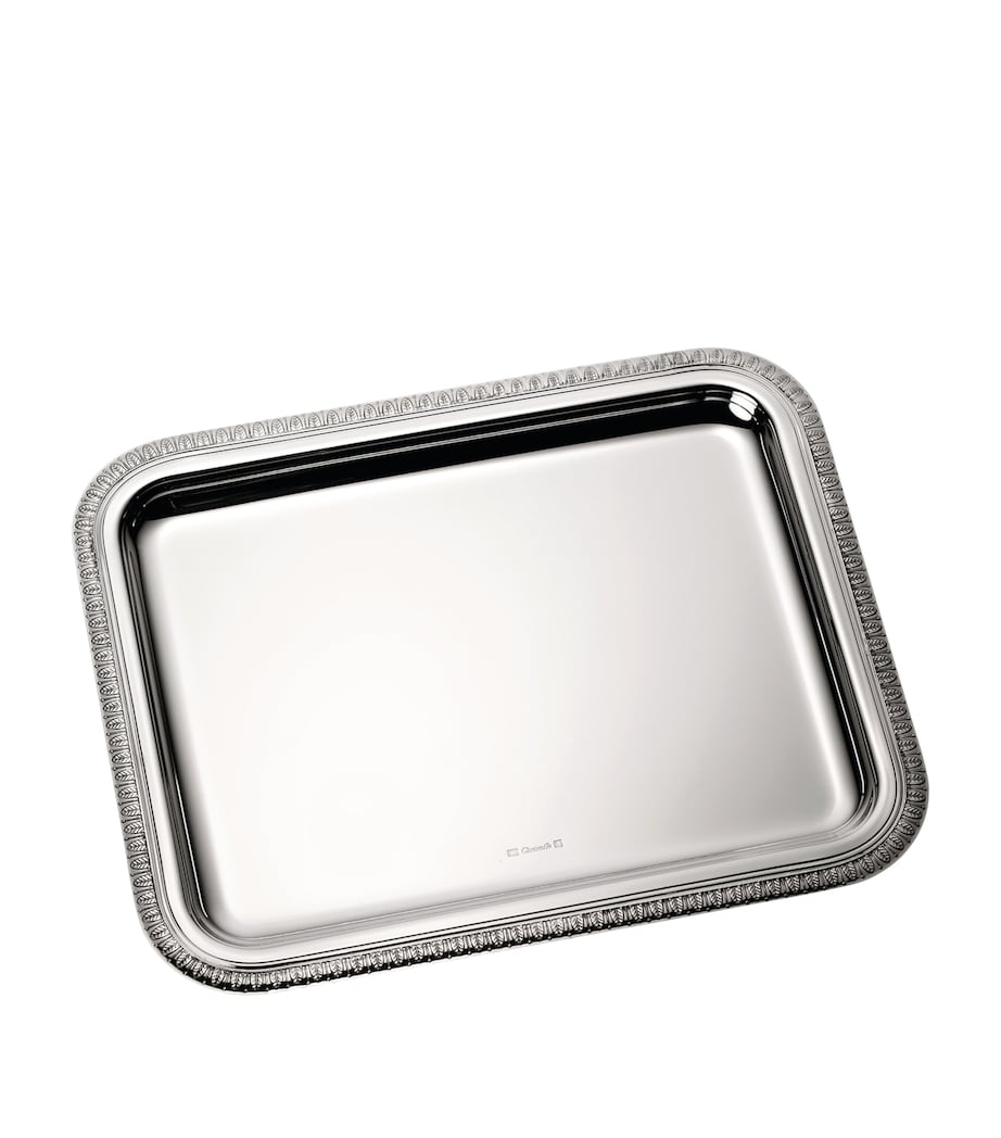 Christofle Malmaison silver-plated tray 20cm by 16cm - British product