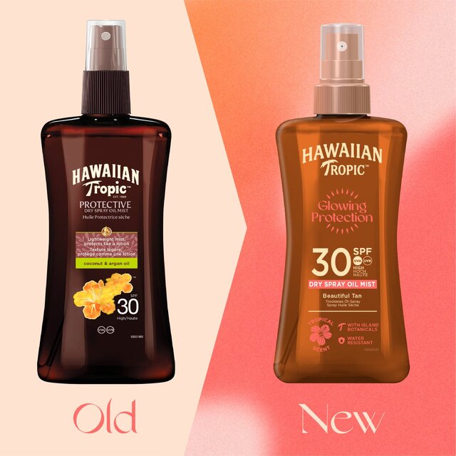 Hawaiian Tropic Protective SPF 30 Dry Oil Sunscreen Spray   200ml - McGrocer
