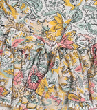 Poupette St Barth kids frilled printed cycas top (4-12 years), imported from the UK