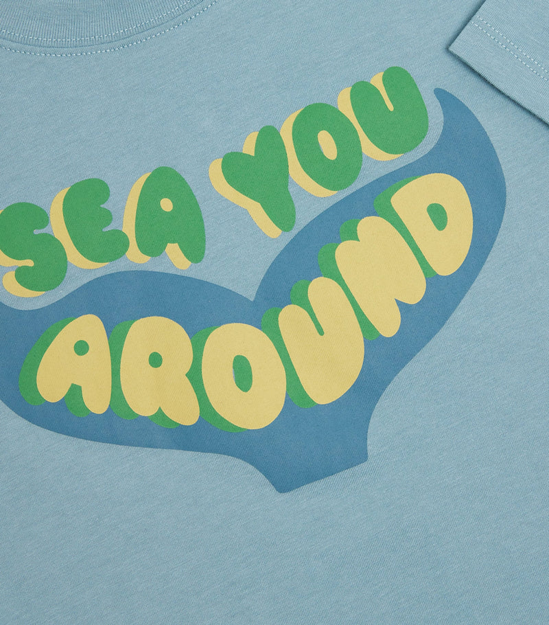 Stella McCartney Kids Sea You Around graphic T-shirt for ages 2-14 years (British brand)
