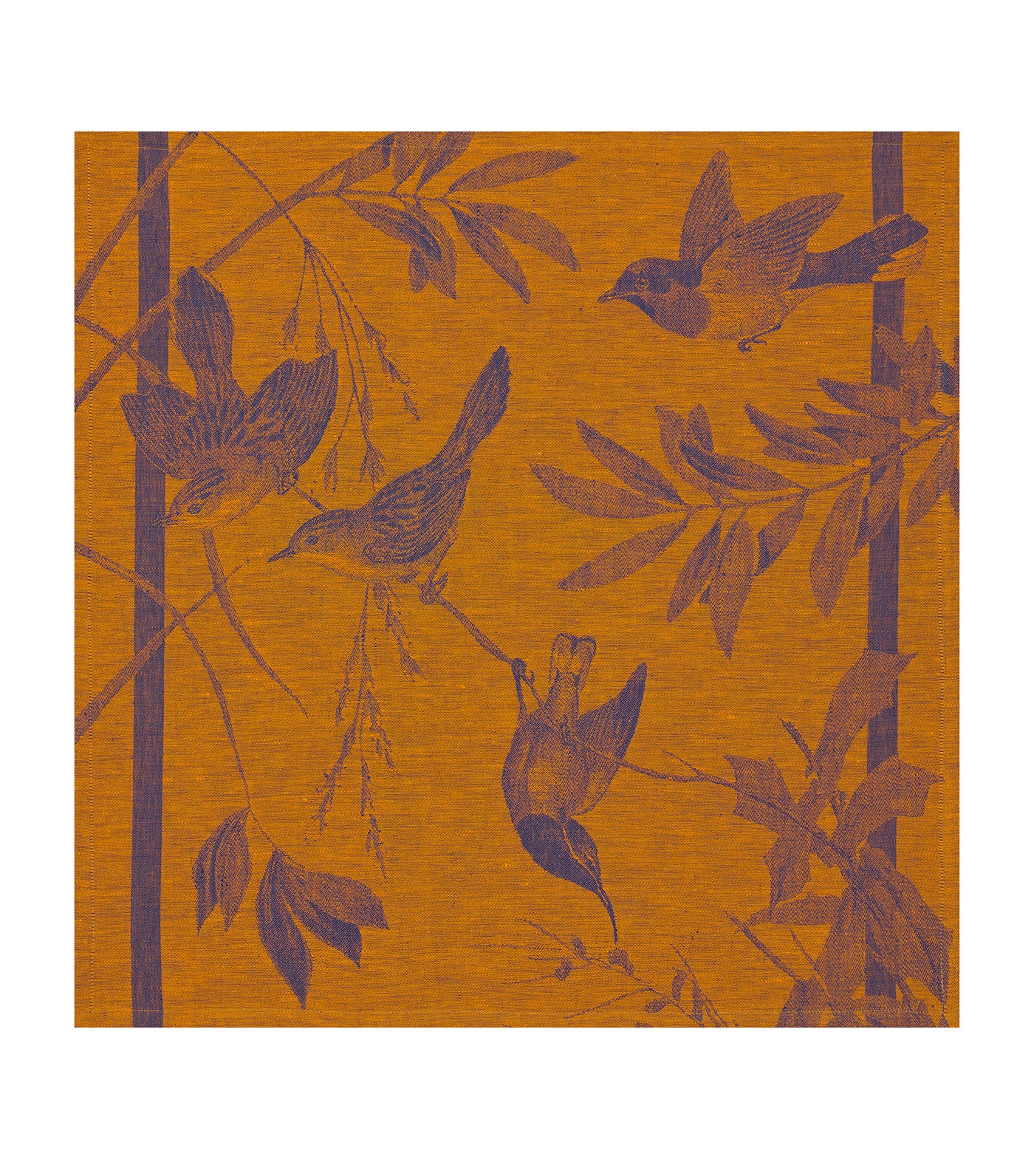 Le Jacquard Français x Quinsaï linen Volière napkin 58cm x 58cm, UK version