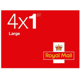 1st Class Large Stamps   4 per pack - McGrocer