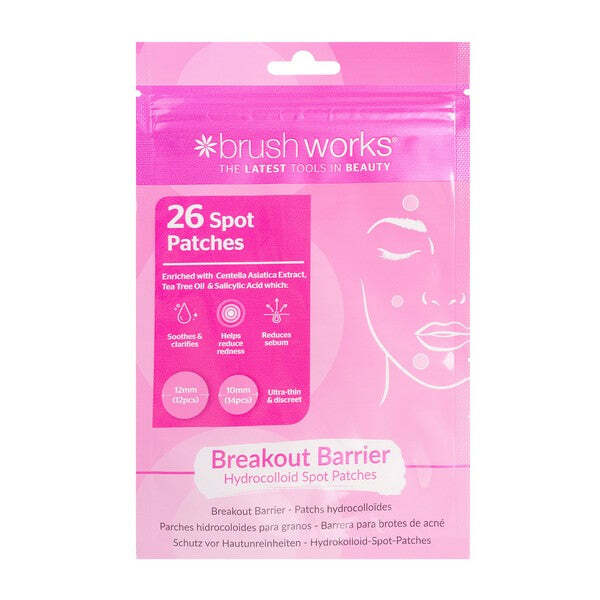 Brushworks hydrocolloid spot patches 26 pieces - British product