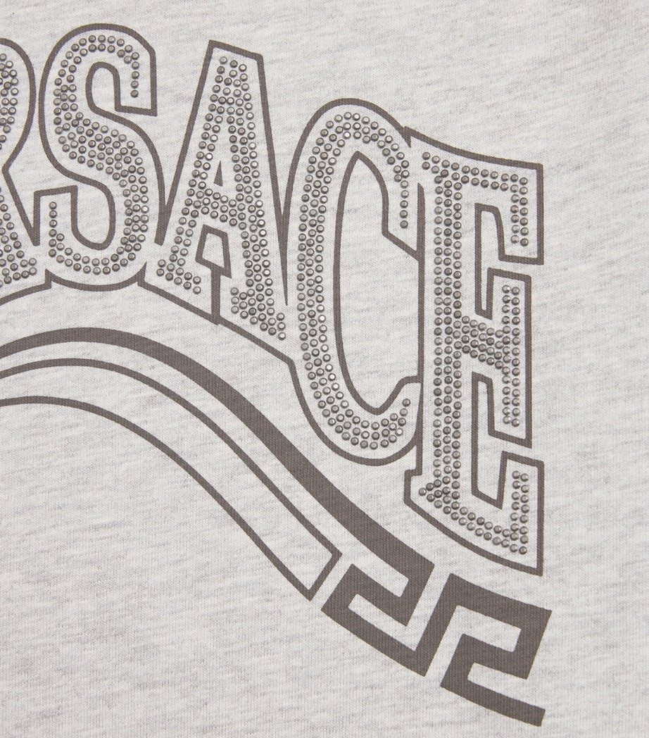 Versace kids embellished logo T-shirt 6-14 years (British brand)