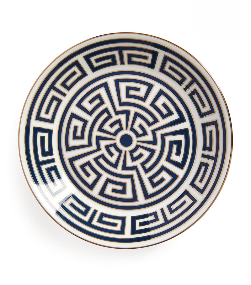 GINORI 1735 porcelain Zaffiro tea saucer 13.5cm, UK version