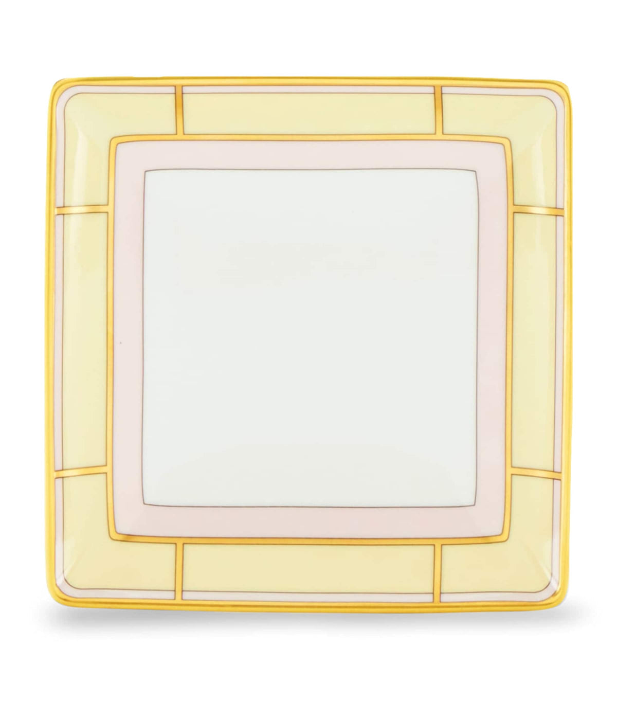 GINORI 1735 porcelain Colonna Diva square change tray 13.5cm, UK version