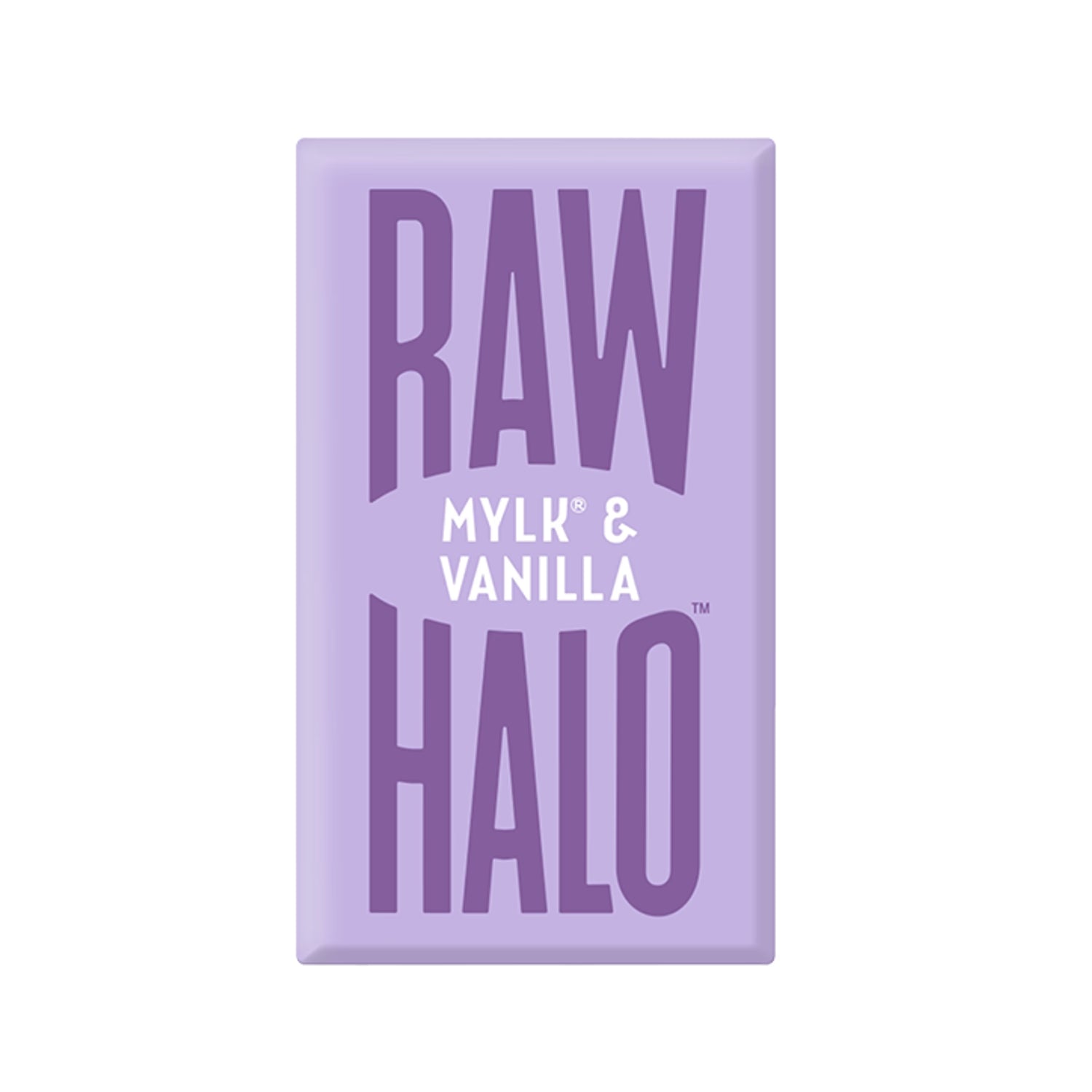 Raw Halo vegan mylk vanilla chocolate 22g, imported from the UK