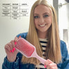 Denman D38 paddle brush Pink Crush, imported from the UK