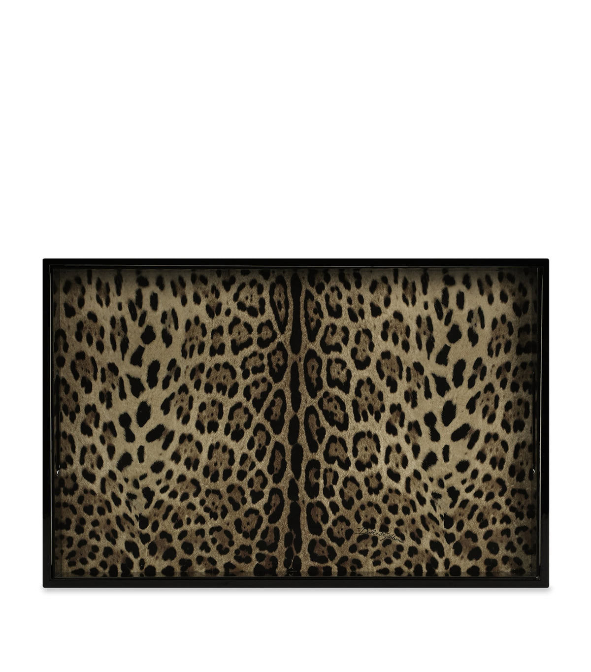 Dolce&Gabbana leopard print serving tray - British product