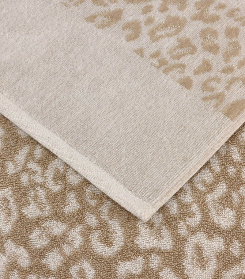Yves Delorme Leopard Guest Towel 42cm x 70cm (British brand)
