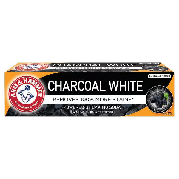 Arm & Hammer Charcoal White Toothpaste 75ml - British product
