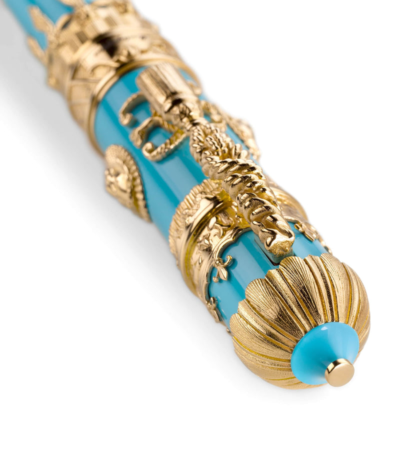 Montegrappa Resin and Yellow Gold Montgolfier Rollerball Pen
