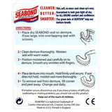 Seabond denture fixative seals original 15ct (British brand)