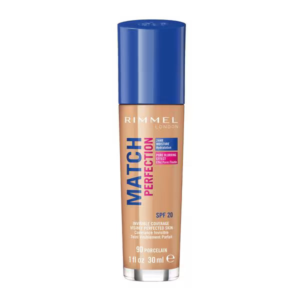 Rimmel Match Perfection Foundation Porcelain, imported from the UK