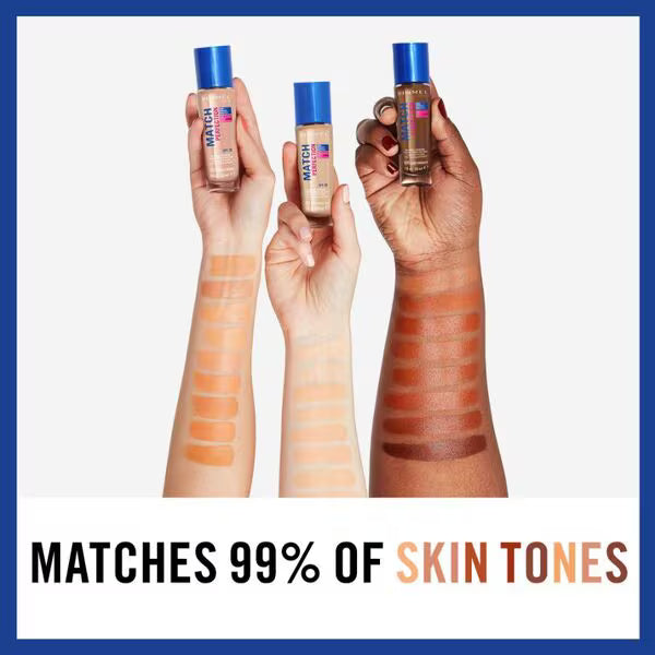 Rimmel Match Perfection Foundation Porcelain, imported from the UK