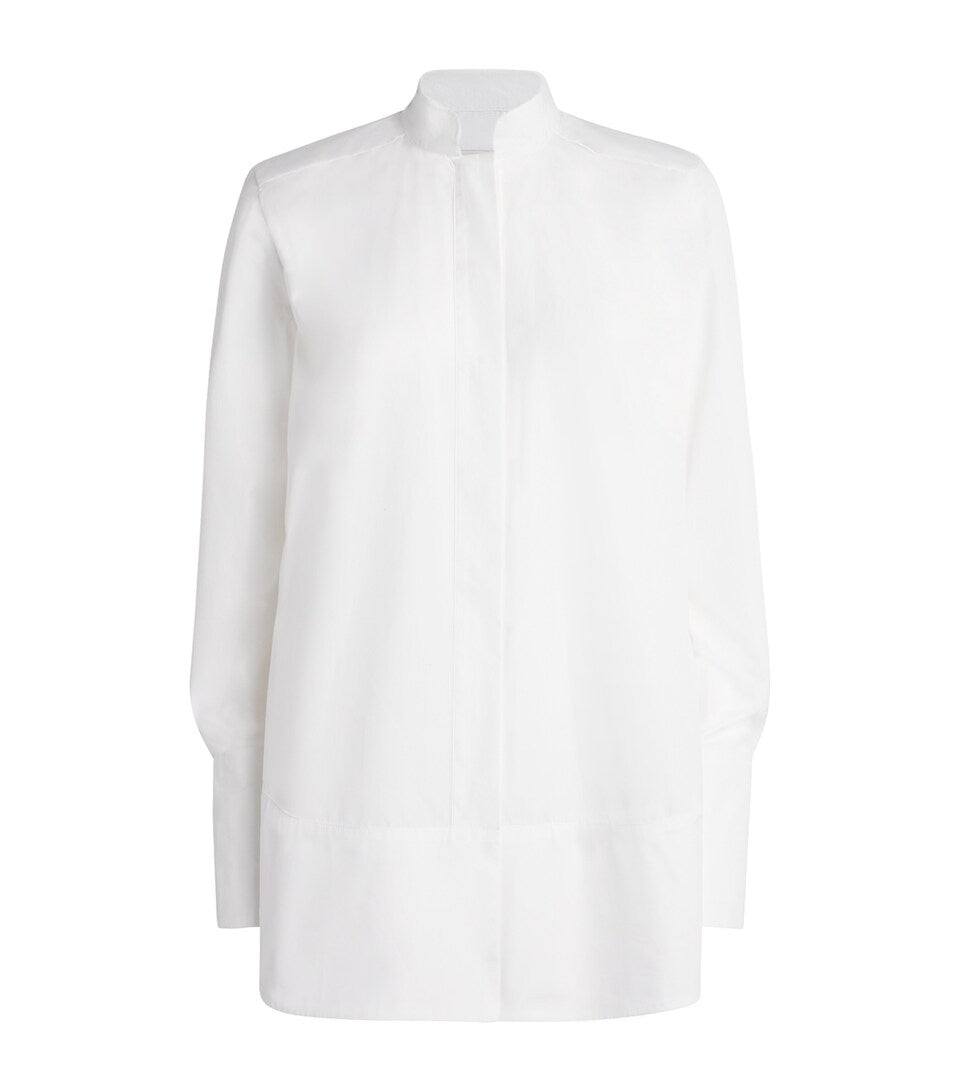 100% Cashmere Long Sleeve Stole with Panelling and Scalloped Edges
