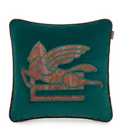 Etro Cotton Embroidered Somerset Cushion 45cm x 45cm