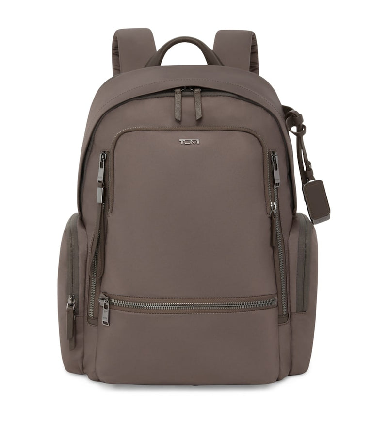 Sleek Backpack with Carbon Fibre Accents and USB Port, 43cm x 30.5cm x 14cm