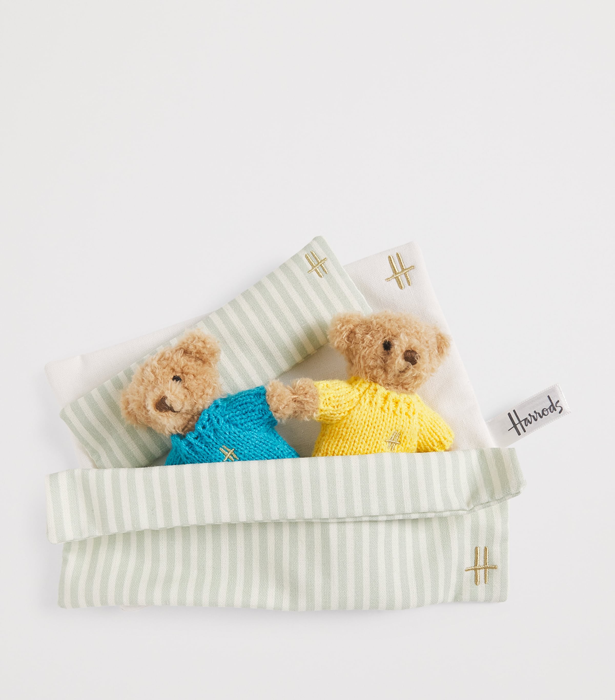 Harrods Mini Henry Bear Twins
