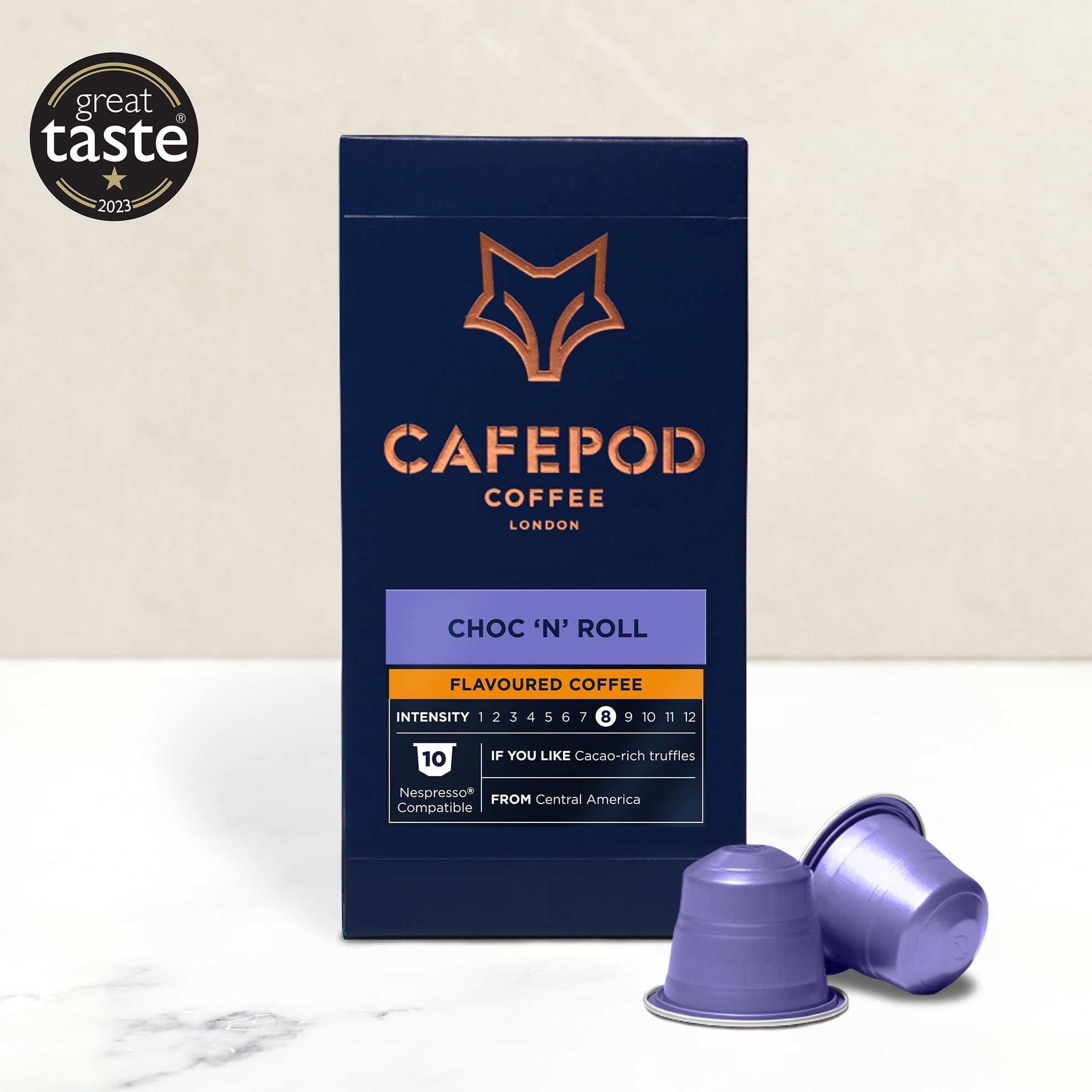 Choc 'n' Roll chocolatey coffee beans - British product