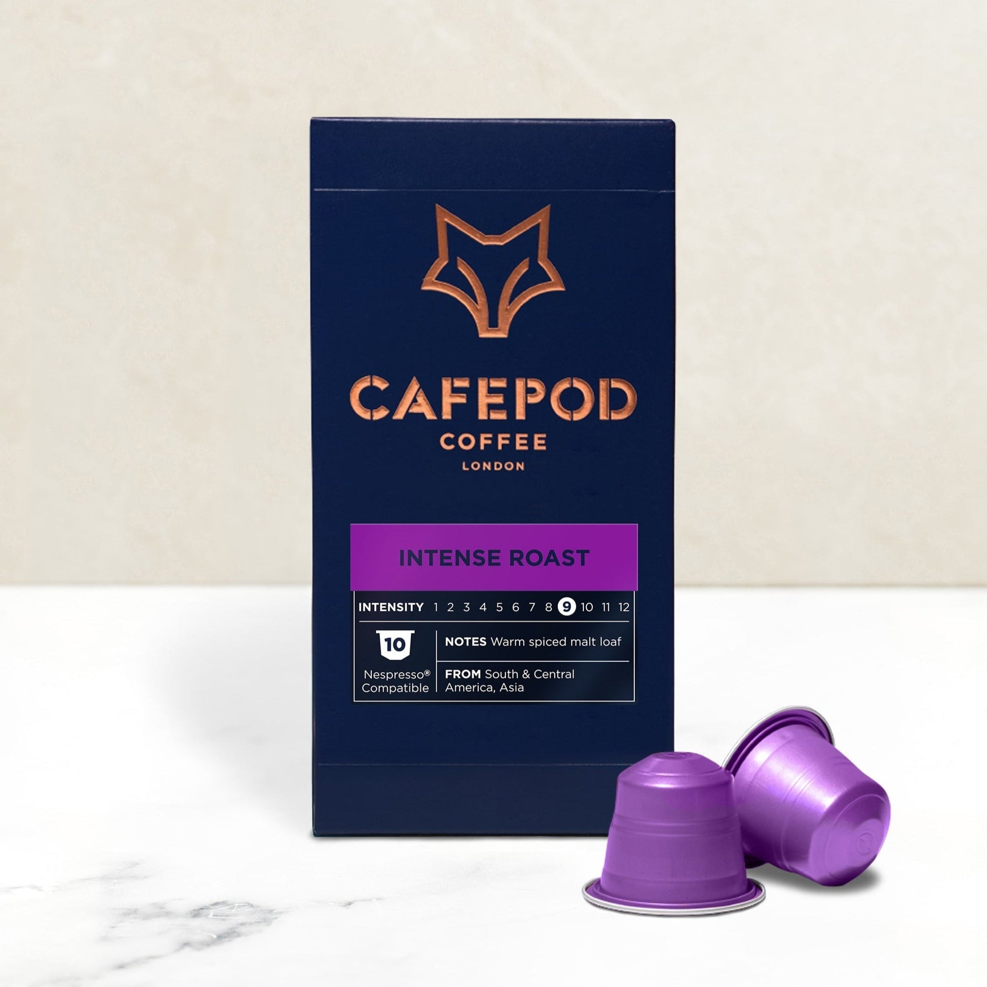 Intense Roast coffee beans, UK version