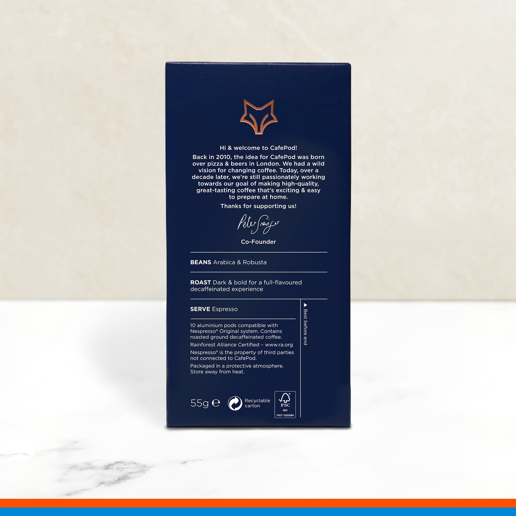 Decaf Supercharger Espresso coffee - British product