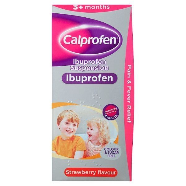 Calprofen Ibuprofen Suspension 3+ Months Sugar Free 200ml