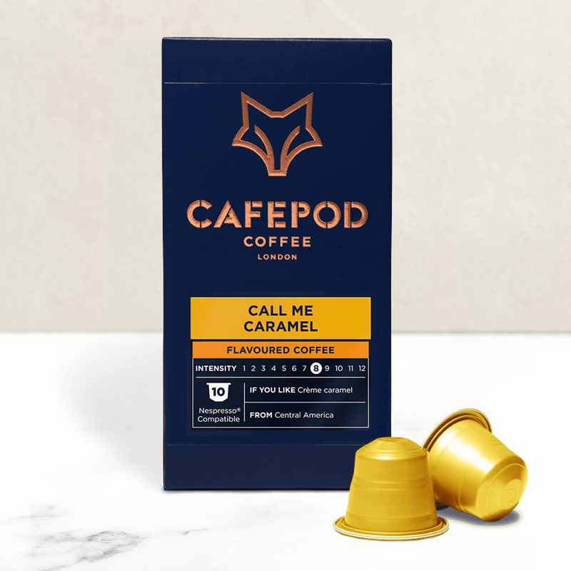 Call Me Caramel coffee beans - British product