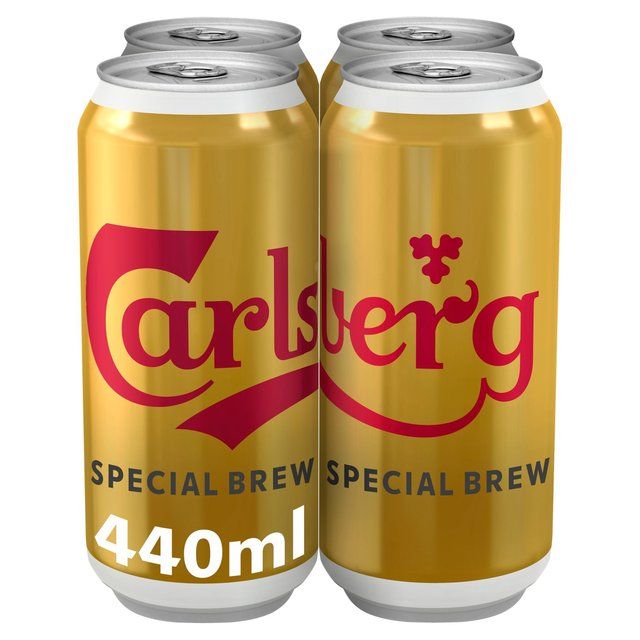 Carlsberg Special Brew Lager Beer Cans   4 x 440ml