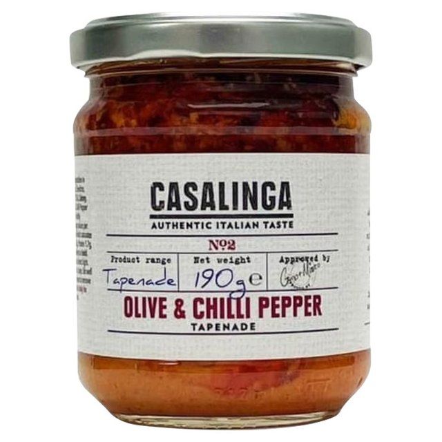 Casalinga Olive &amp;amp; Chilli Pepper Tapenade   190g