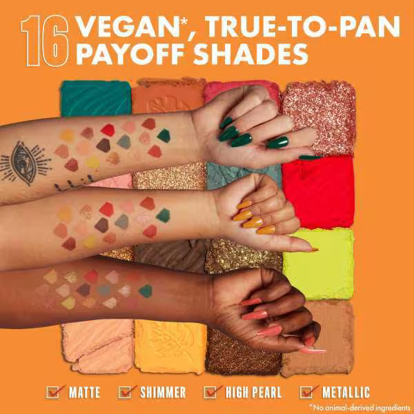 NYX Ultimate Shadow Palette Paradise Shock, imported from the UK