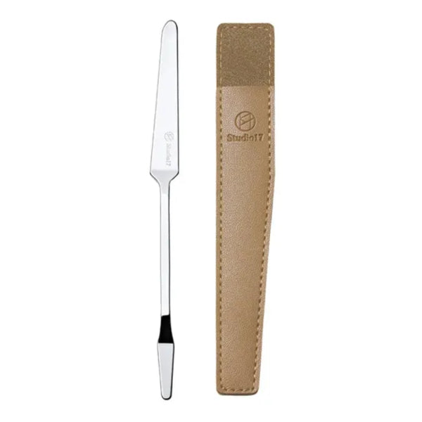 Studio17 makeup spatula with storage pouch (British brand)