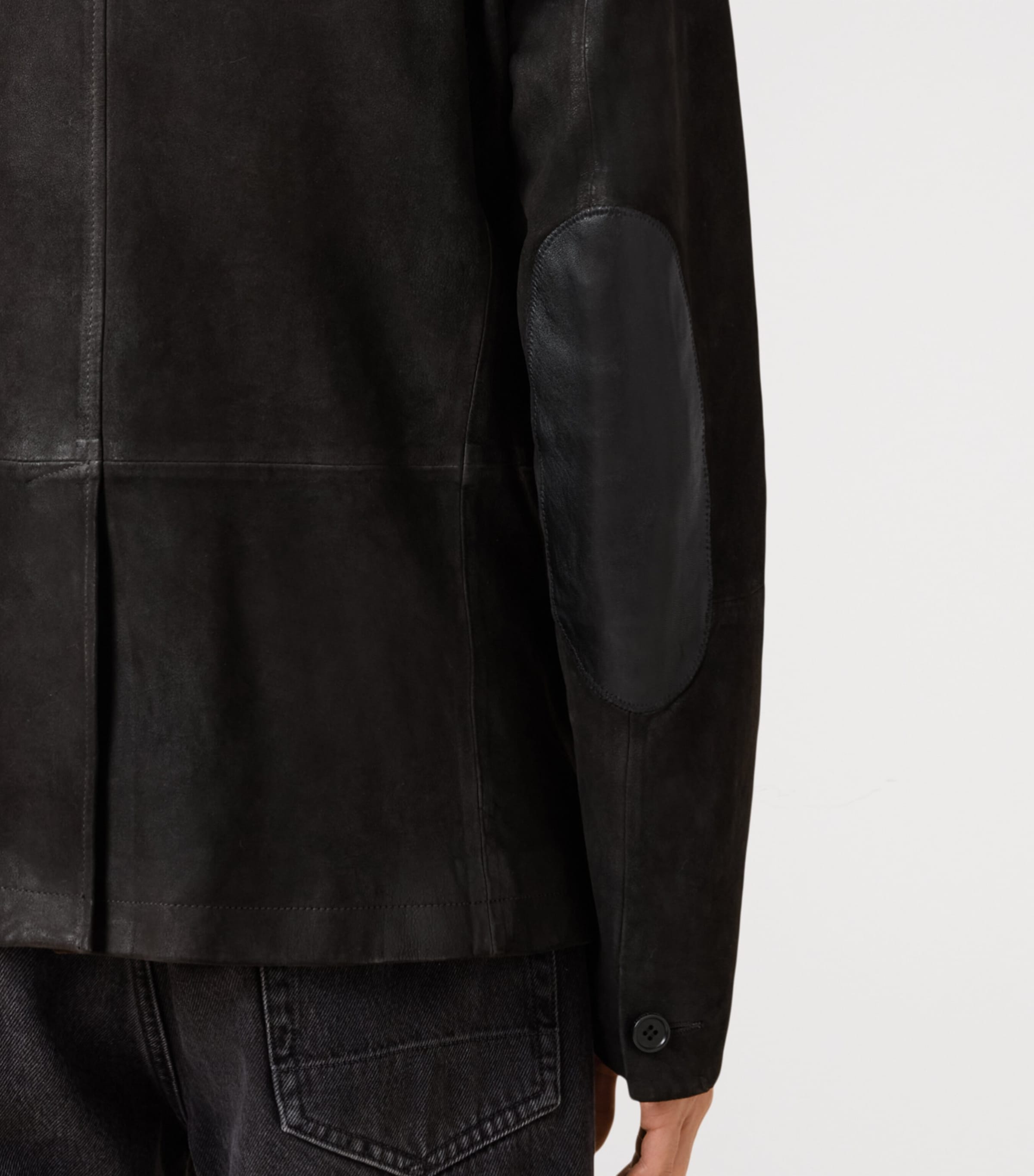 AllSaints Leather Survey Blazer - British product