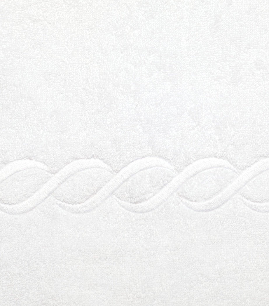 Pratesi Cotton Treccia Bath Sheet 100cm x 180cm, imported from the UK